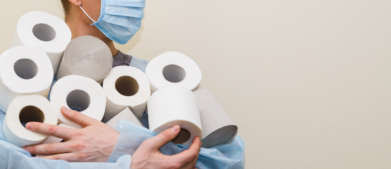 hoarding toilet paper during covid